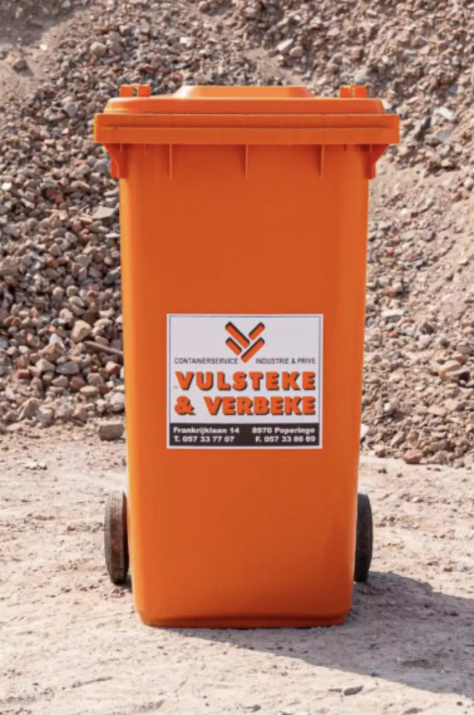 Vulsteke verbeke poperinge rolcontainer huren verkopen pmd 240 L